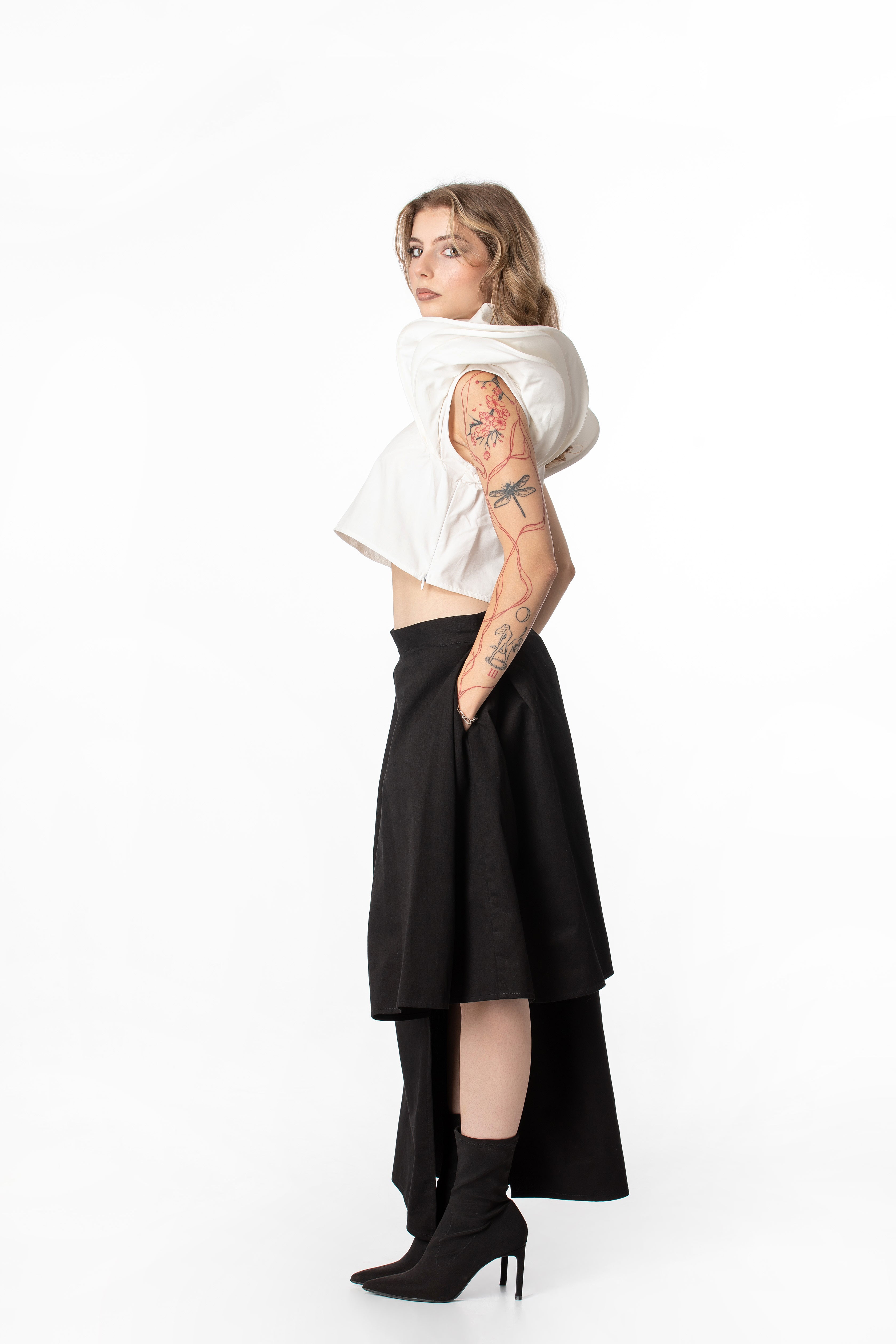 Architectural Crop Top