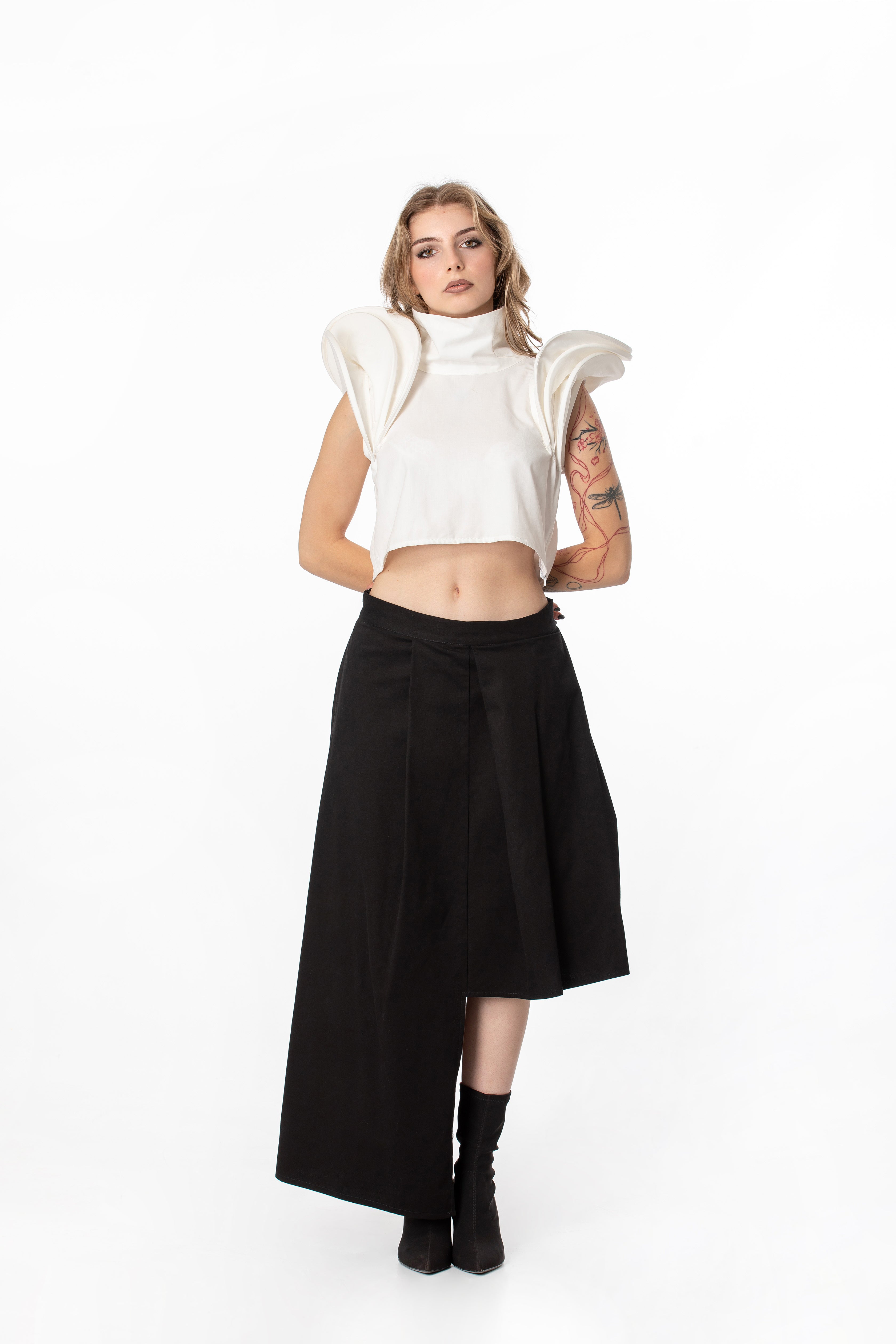 Architectural Crop Top