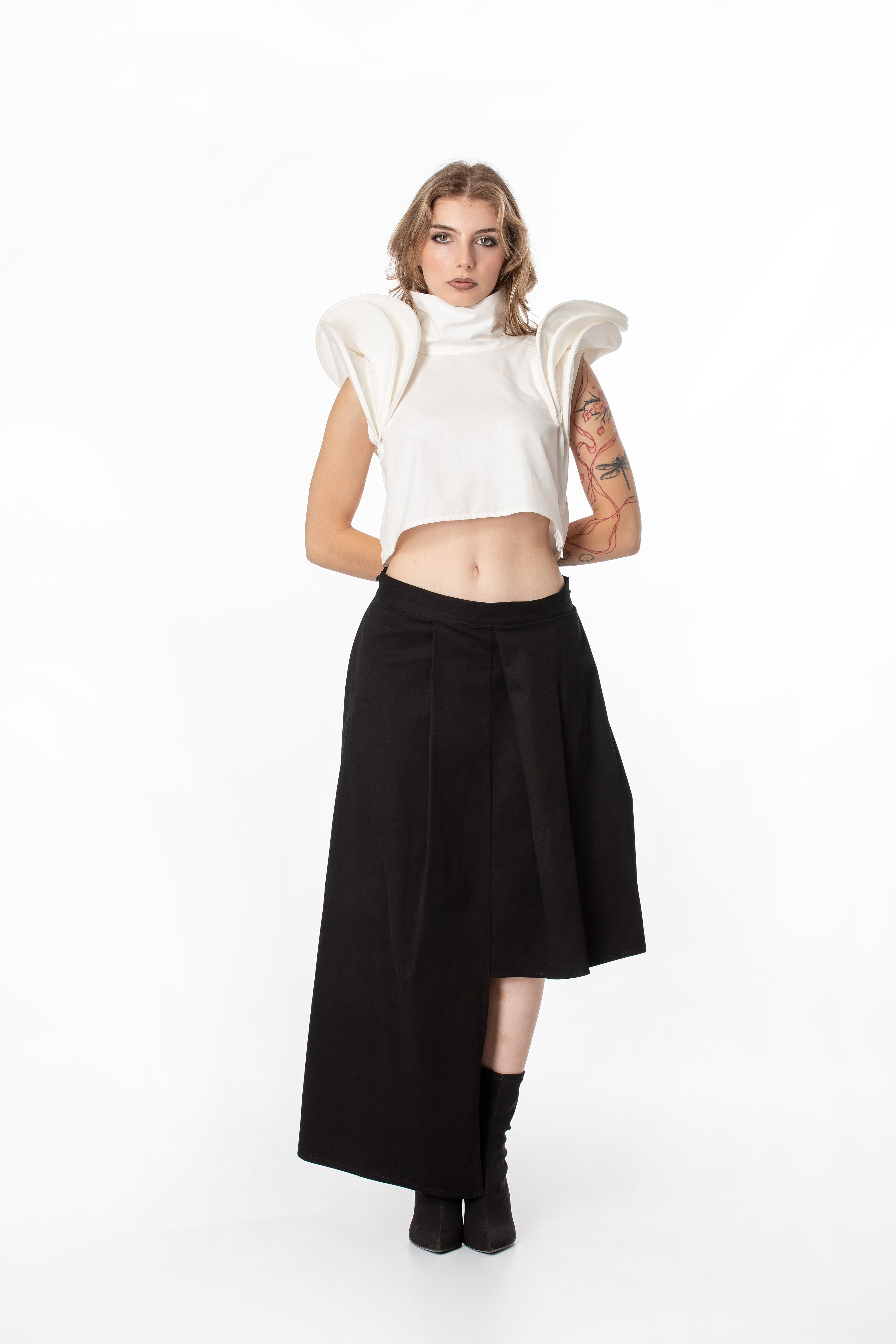 Architectural Crop Top