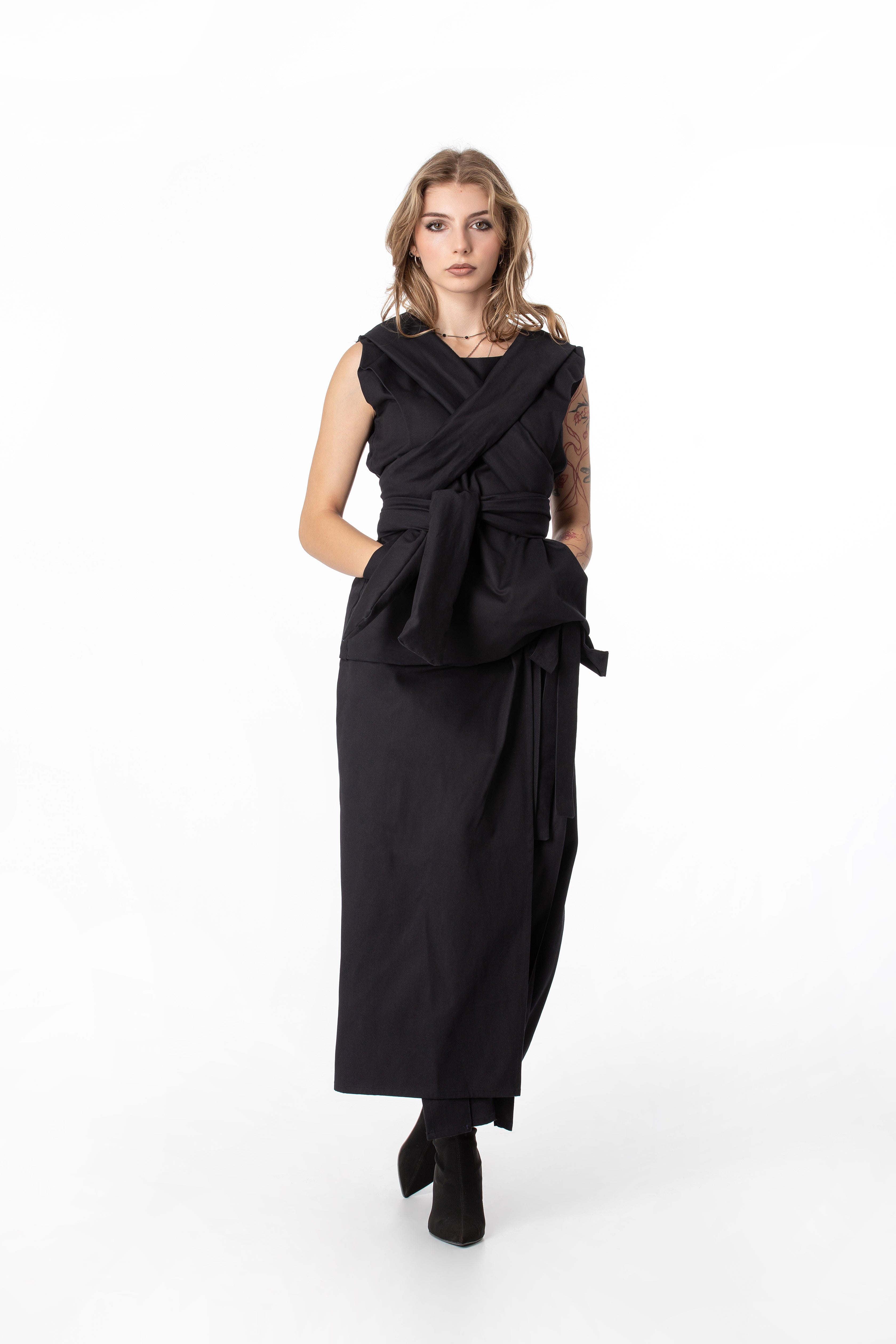 Ribbon Wrap Vest