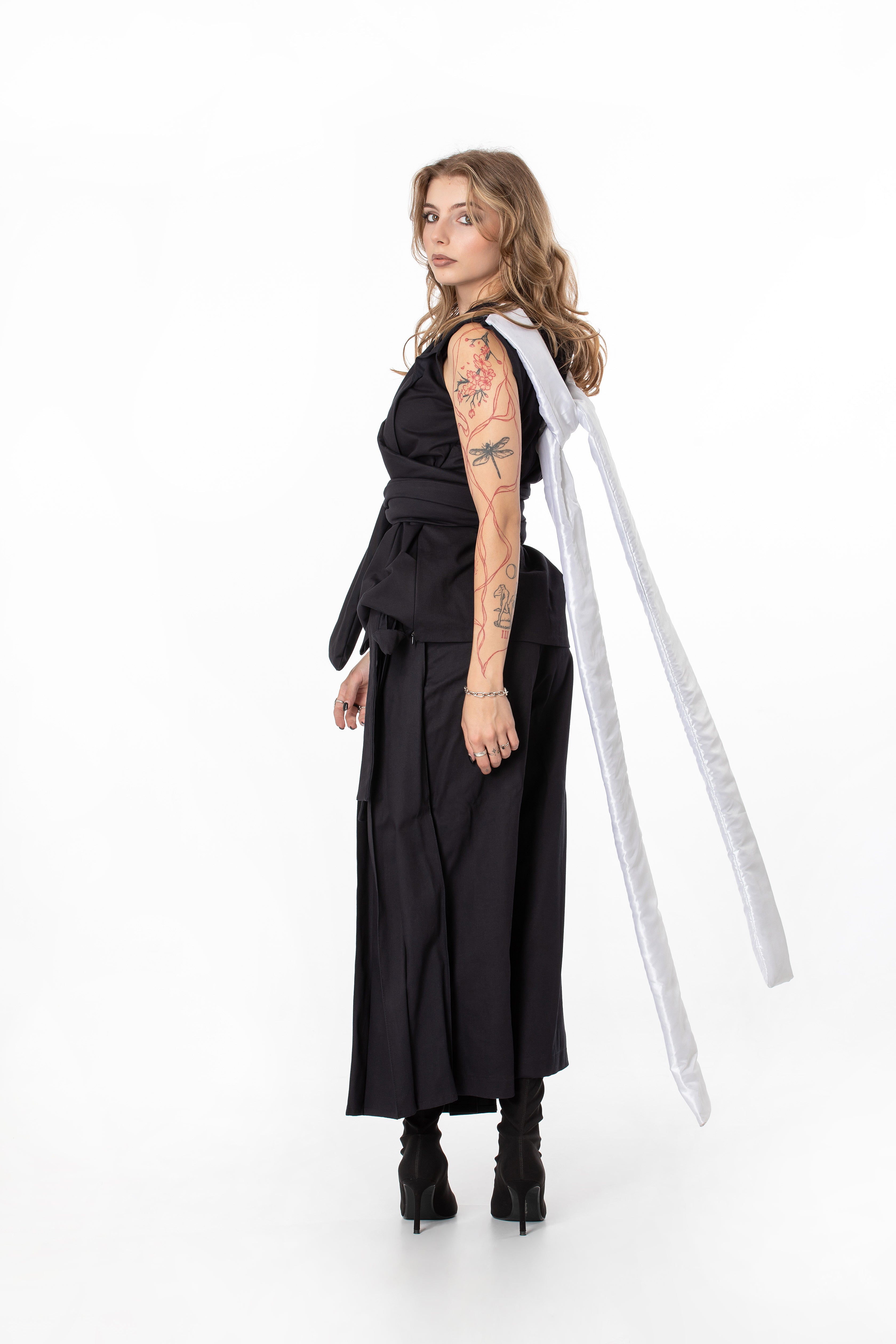 Ribbon Wrap Vest
