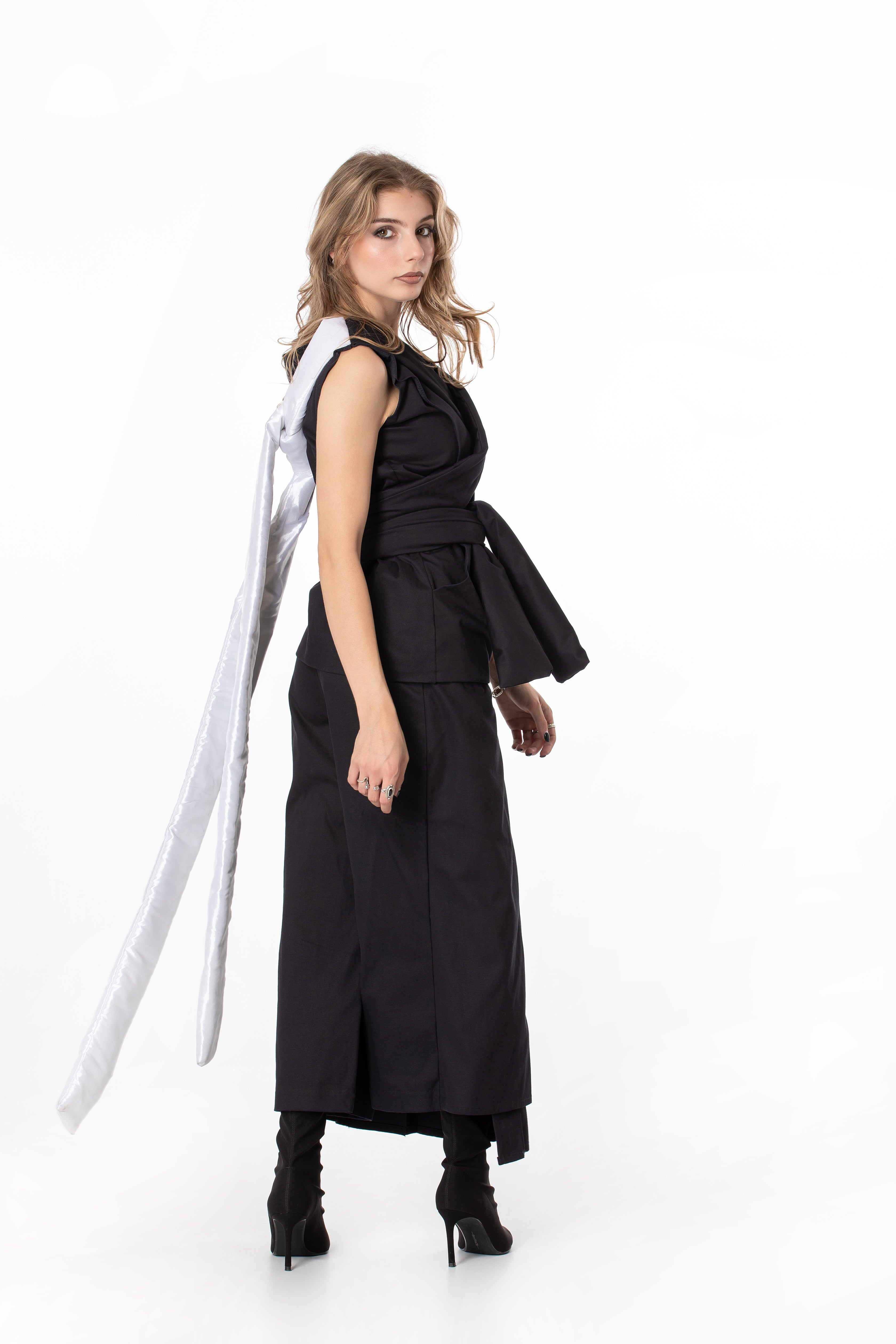 Ribbon Wrap Vest