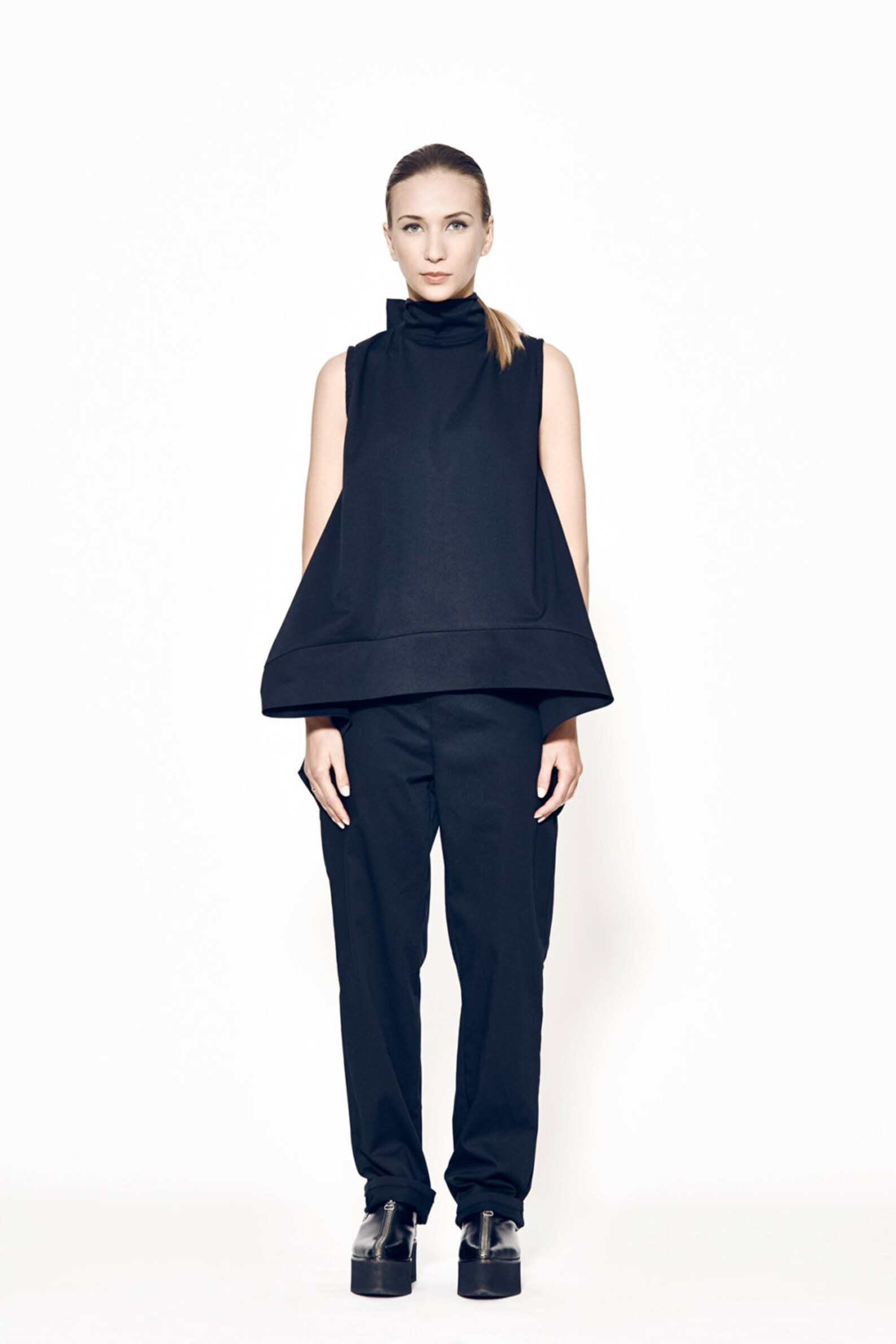 Jumpsuit With High Neck