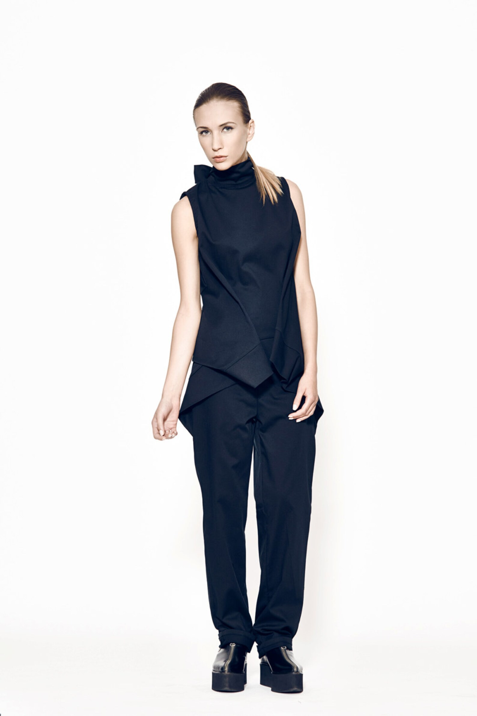 Jumpsuit With High Neck