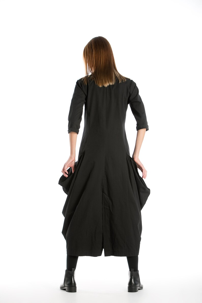 Long Dress with Oversized Pockets