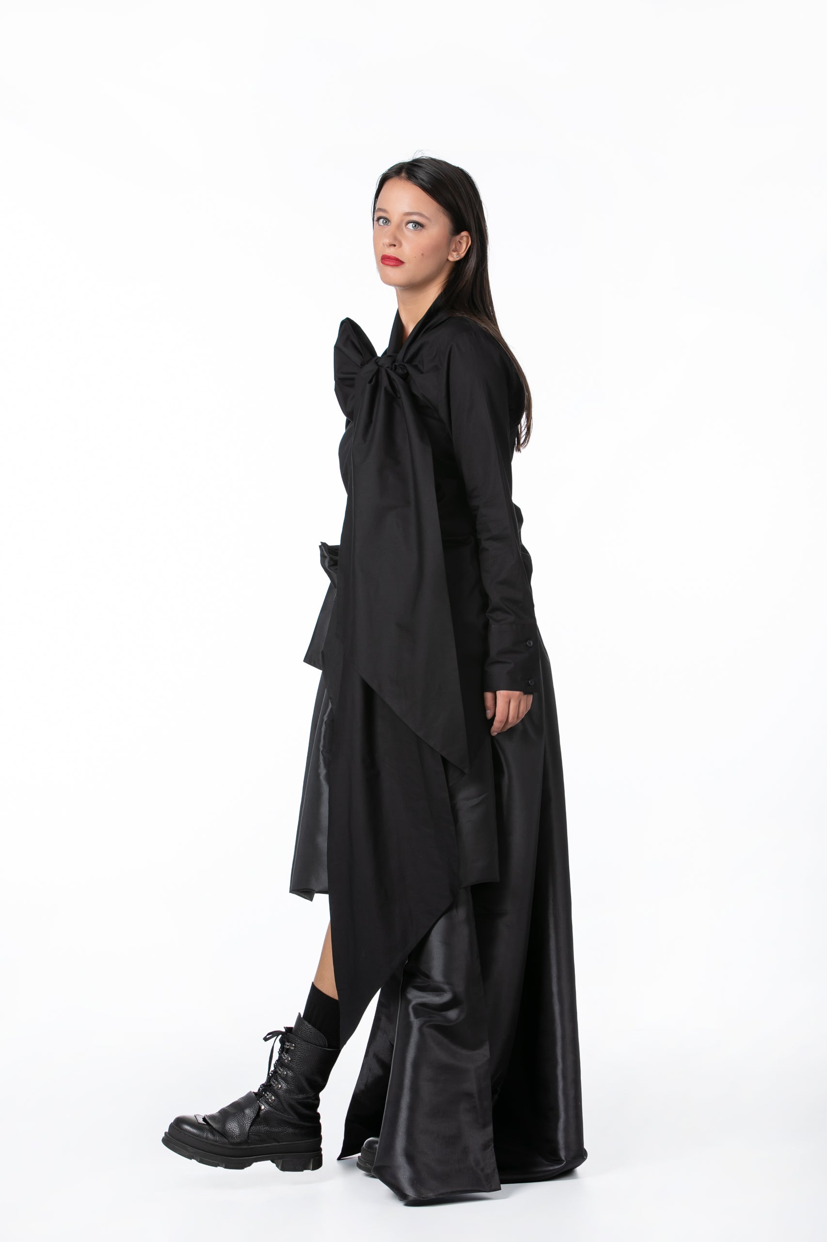 Asymmetrical Black Skirt