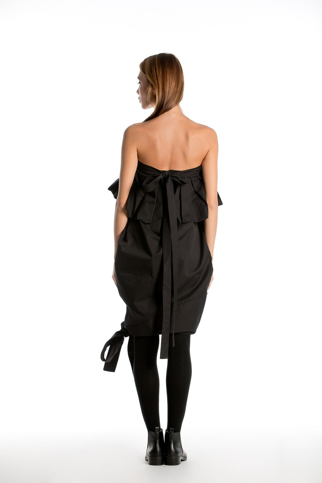 Black Strapless Dress