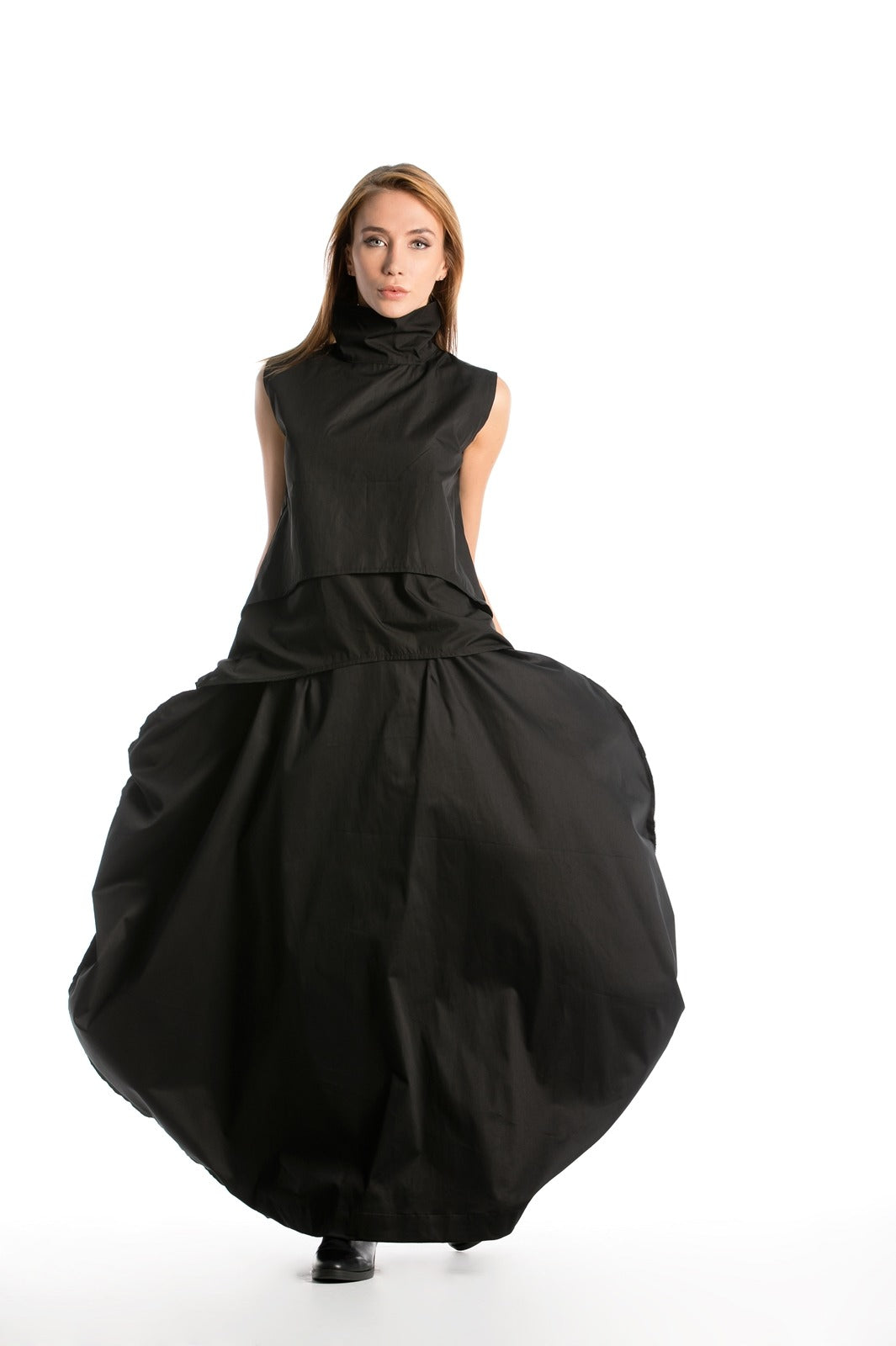 Black Avant-Garde Skirt