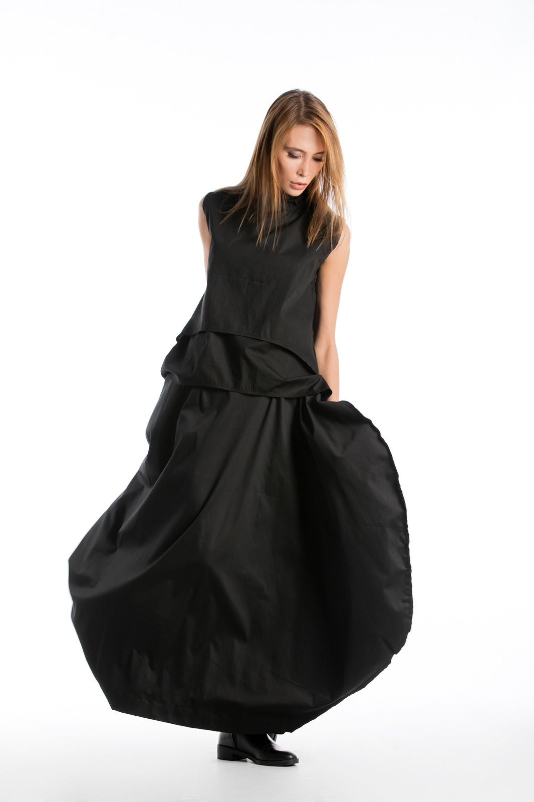 Black Avant-Garde Skirt