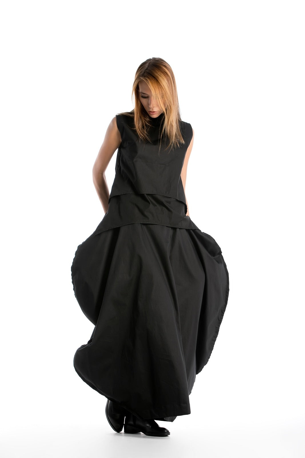 Black Avant-Garde Skirt