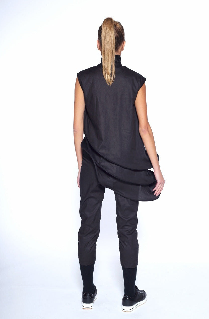 Deconstructed Black Jumpsuit