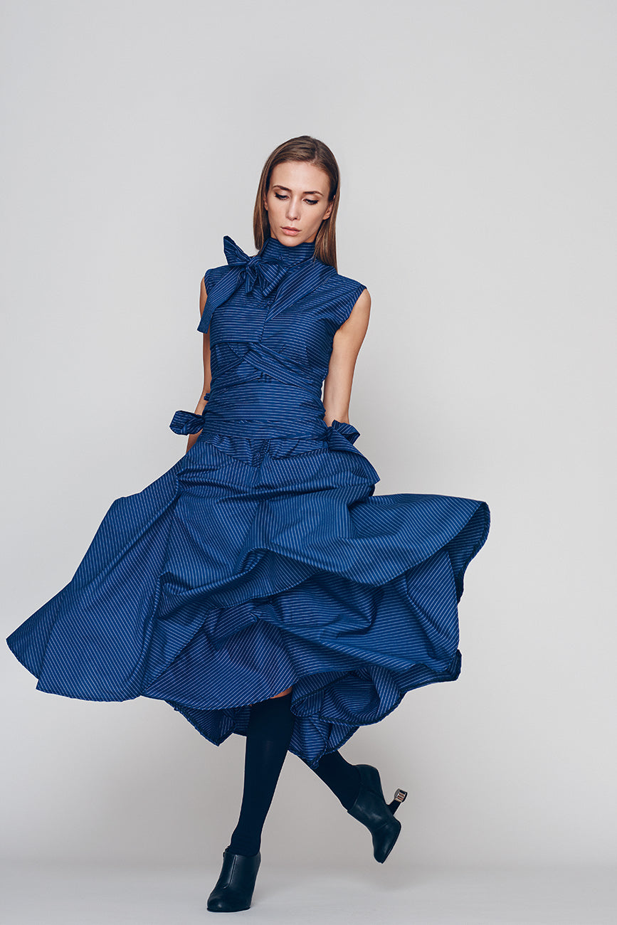 Blue Ribbons Dress | MariaQueenMaria