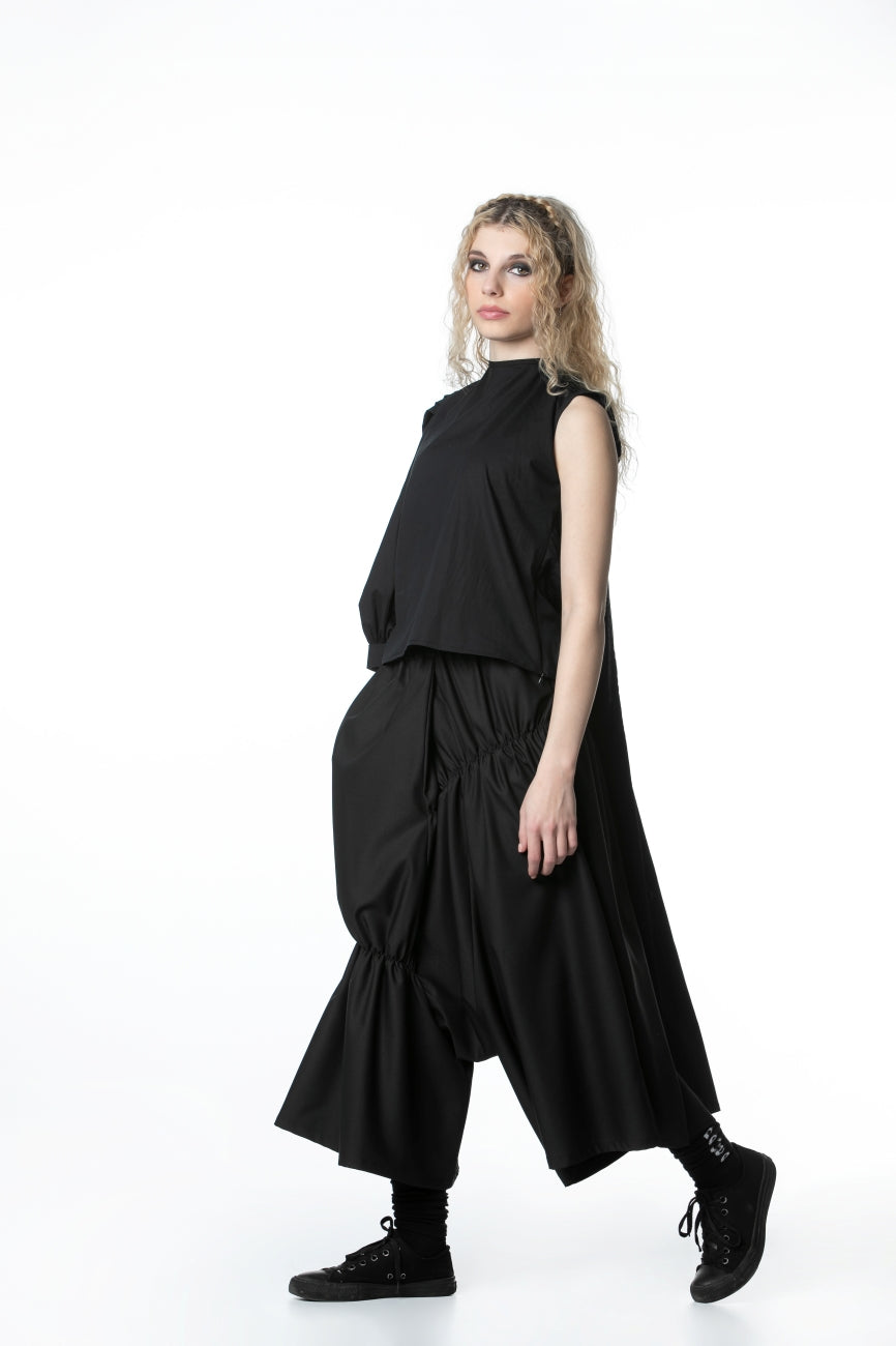 Womens Summer Cotton Linen Baggy Harem Pants Ladies Casual Loose Trousers  Slacks | eBay